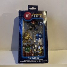 M&M’S THE STAR WARS MPIRE THE FORCE 5 PIECE MINI HOLIDAY ORNAMENT SET