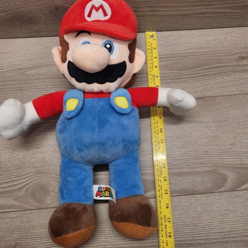 Jumbo Mario Plush 18 inches Nintendo Super Mario -MARIO Plush Toy Official - Picture 4 of 5