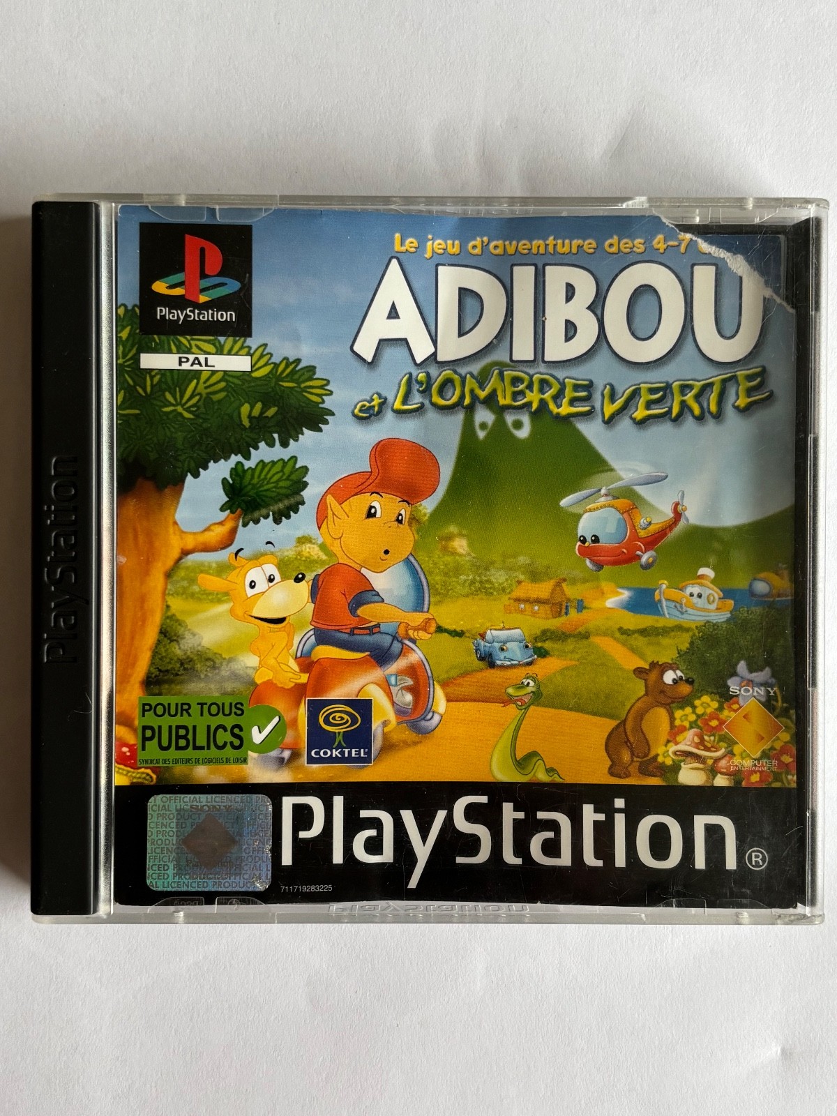 Jeu Adibou Et L'ombre Verte - Complet FR Pal - Sony PS1 Playstation 1