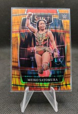 2022 Panini Select WWE Orange Flash Prizm #12 Meiko Satomura Wrestling Card