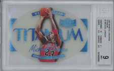 1997 Metal Universe Titanium #1 Michael Jordan Mint BGS 9