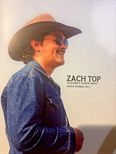 Zach Top cold beer /country music photo journal Vol. 1 Signed + Handkerchief