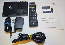 Nunet TV Converter Box Record Antenna Broadcast Signals ATSC Remote User Manual