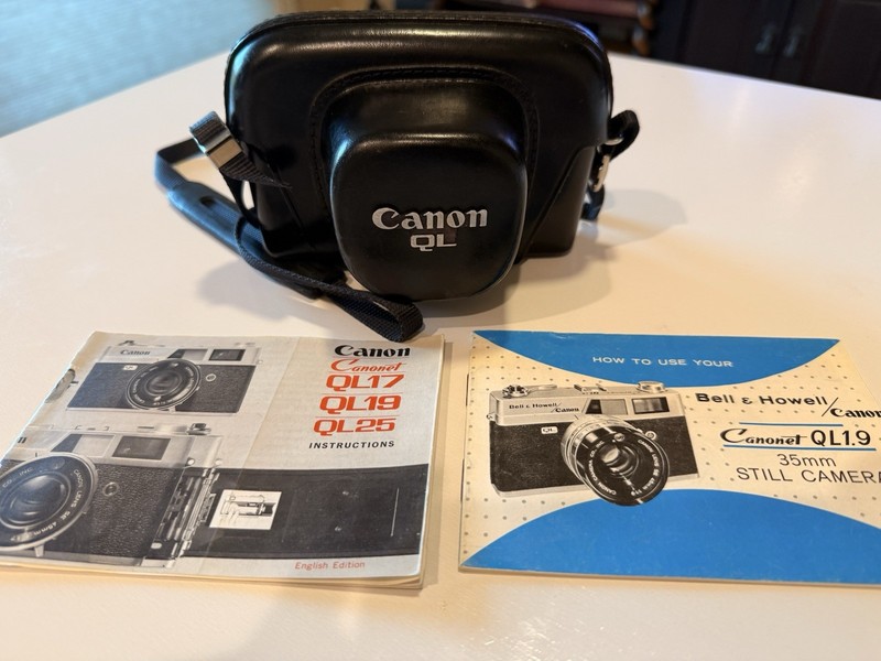 Canon Canonet QL17 Silver 35mm Vintage Film Camera | Excellent Condition!