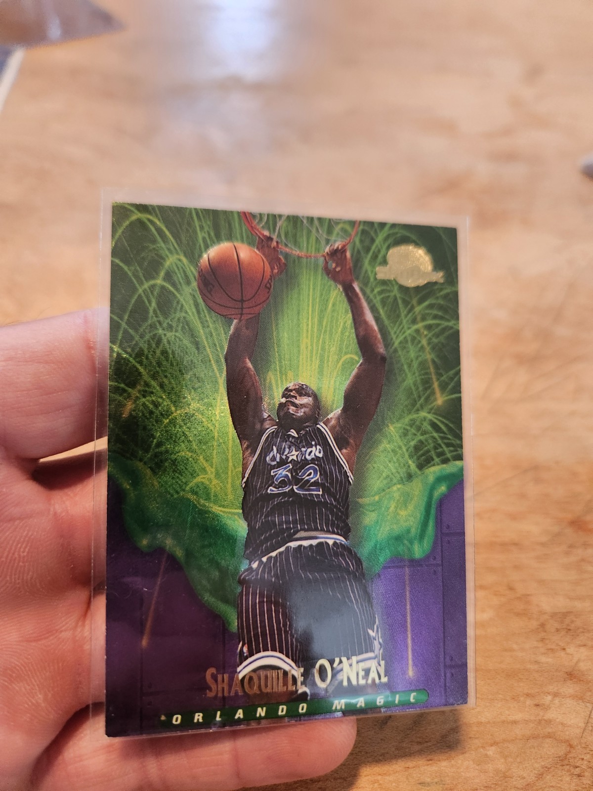 Shaquille O'Neal #M8 (Basketball Cards 1995 Skybox Premium Meltdown) — is it worth grading?