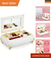 Nostalgische Ballerina Spieluhr - Musikalisches Schmuckkästchen mit Spiegel