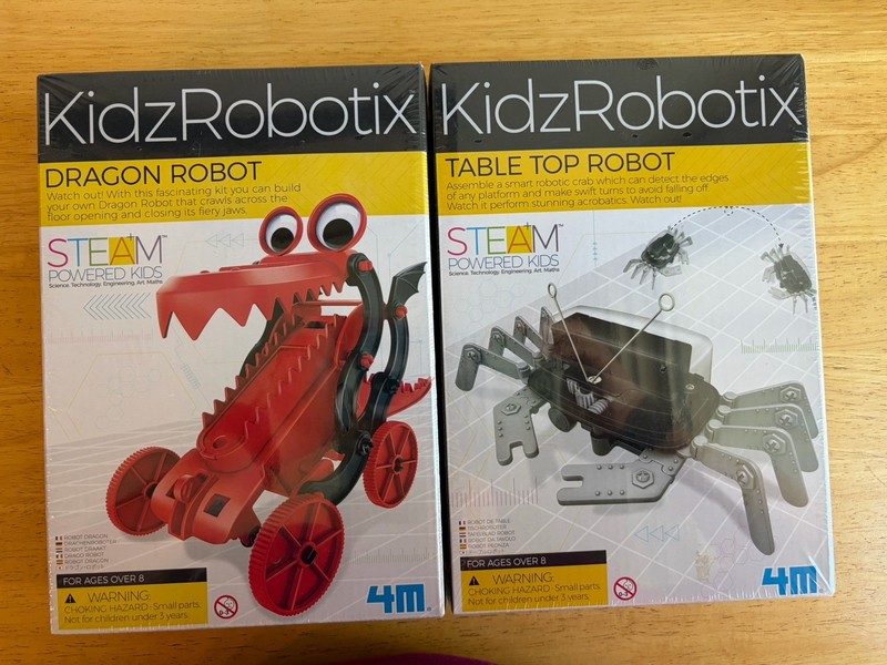 Kidz Robotix Dragon Robot Kit And Tabletop Robot