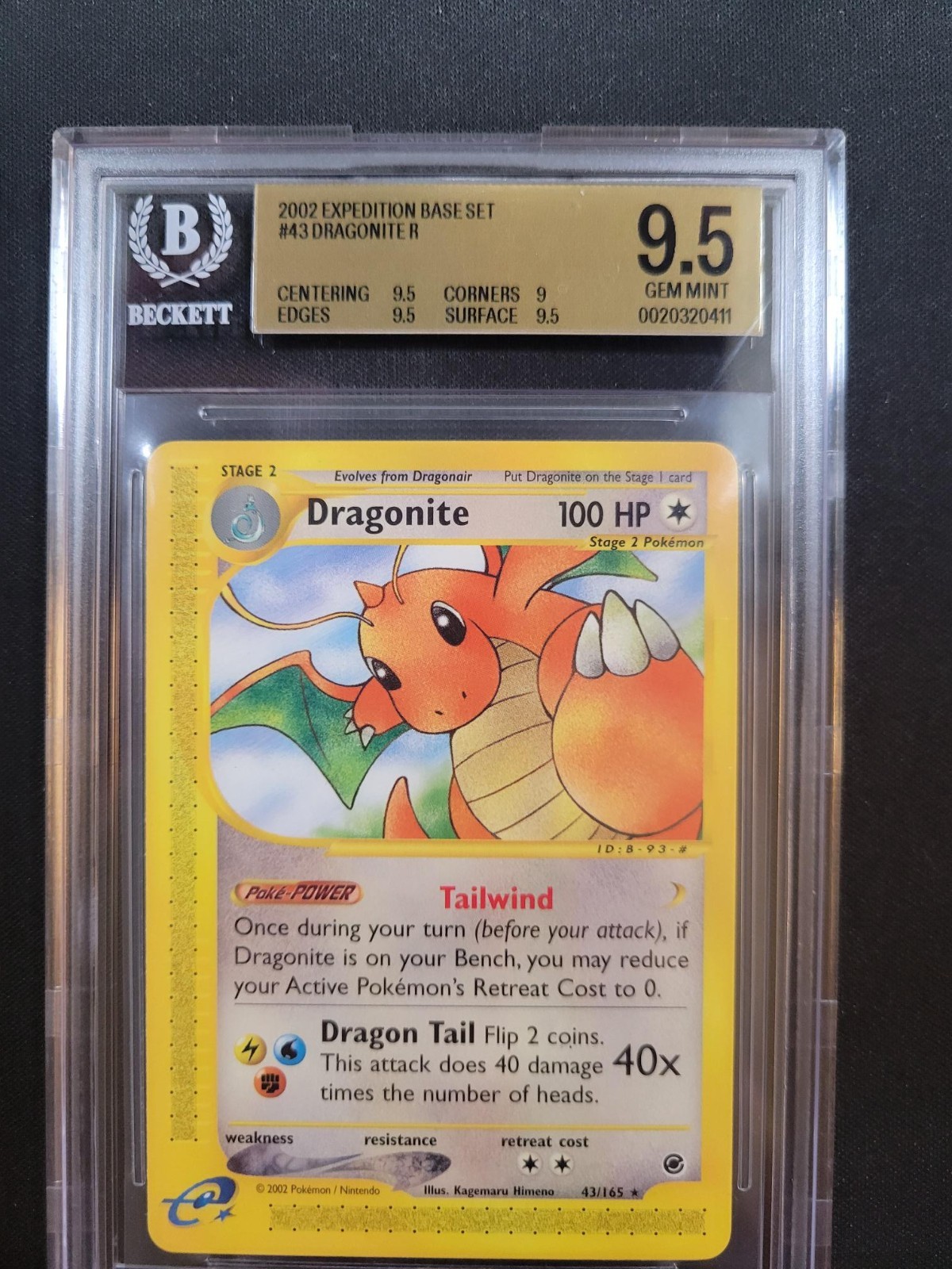 2002 Expedition Dragonite R base set