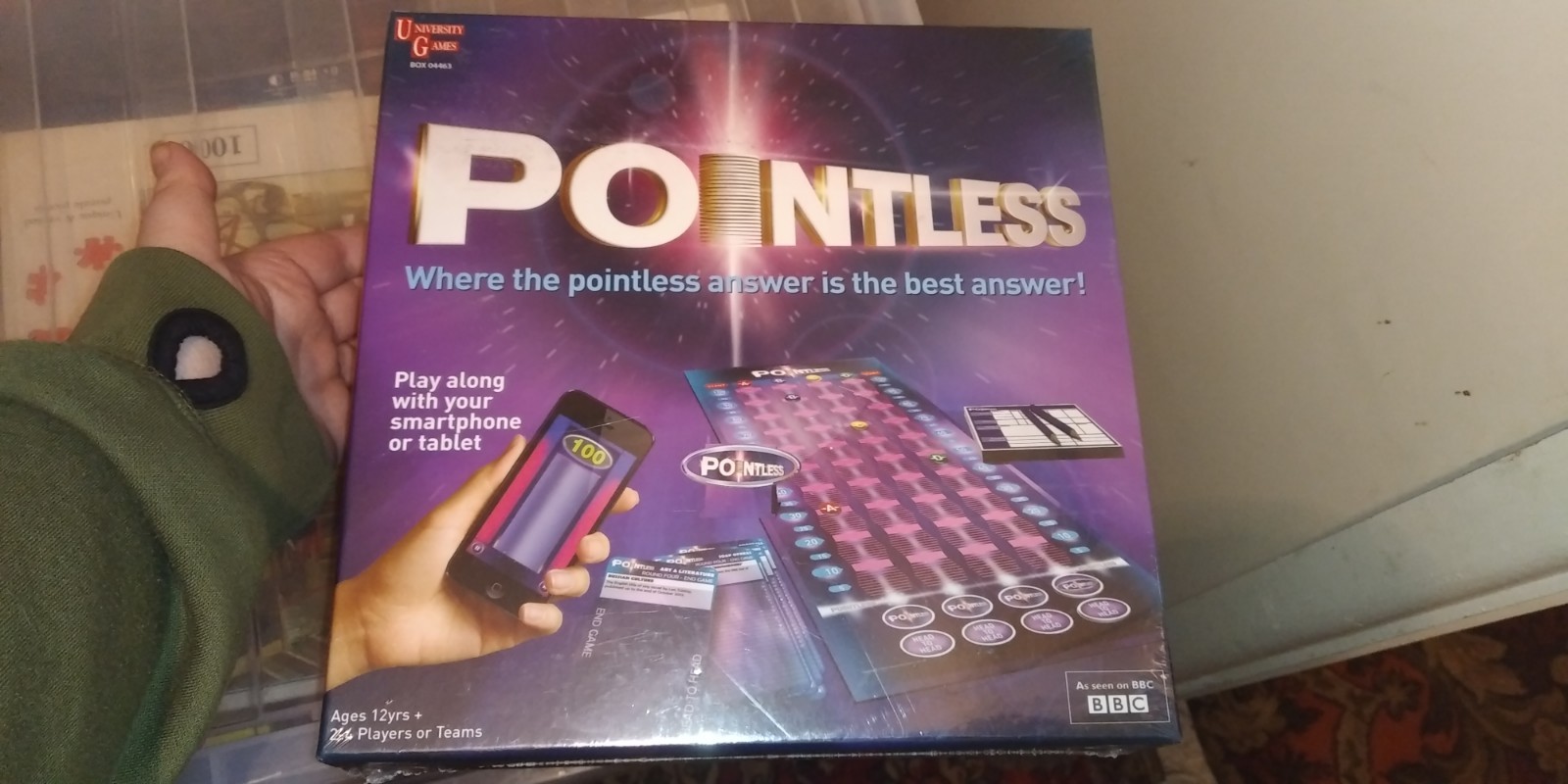 Pointless Board Game by University Games BBC 2009 2-4 Players 12+ Sealed