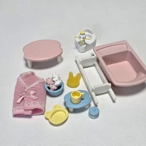 Sylvanian Families Bathroom & Kitchen Furniture Set Used