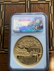 2016 PANDA PF70 GREAT WALL of CHINA NGC BRASS TOP POP only 99 struck +++ — photo 2