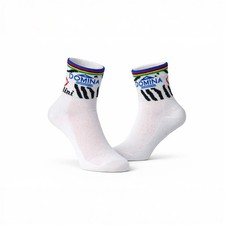 Calze Calzini Ciclismo Team Vintage Domina Vacanze Iride Cycling Socks Size 