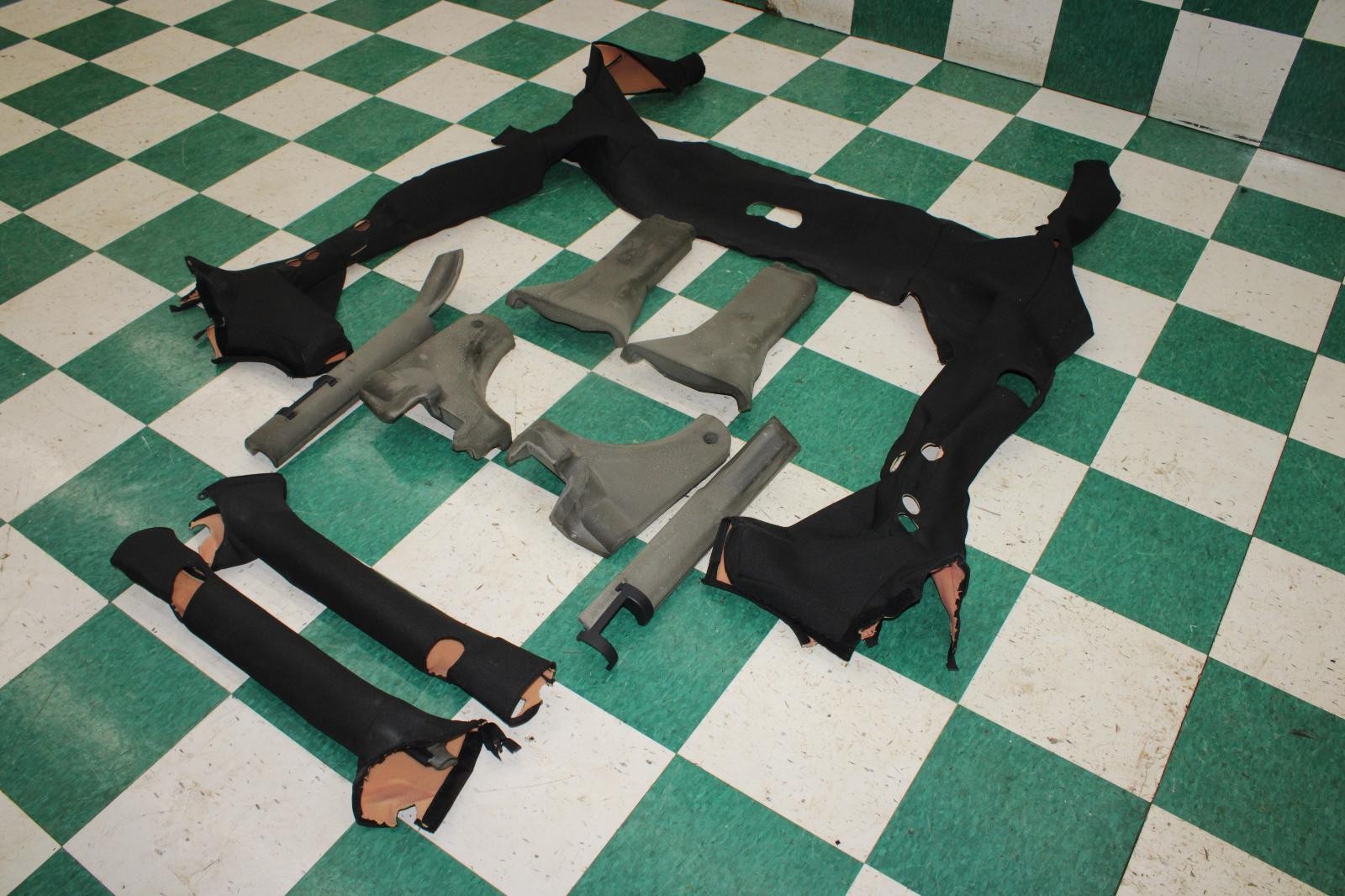 07-18 Wrangler 4DR Black Interior Rollbar Roll Bar Padding Foam Set OEM Factory thumbnail 3