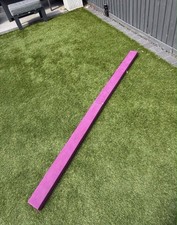 HOMCOM Suede Folding Gymnastics Home Gym Training Pink