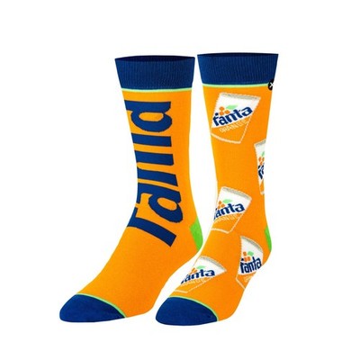 ODD SOX X FANTA ORANGE SPLIT CREW SOCKS