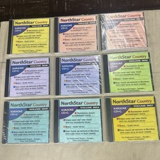 Lot Of 9 Karaoke Cd G North Star Country Cd - 5 Sealed