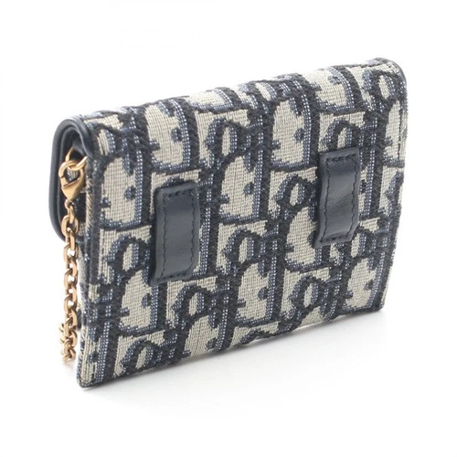 Porte monnaie Dior selle porte monnaie femme S5634Ctzq Occasion, motif jacquard oblique