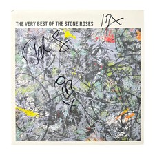 IAN BROWN & JOHN SQUIRE SIGNED BEST OF THE STONE ROSES VINYL (ACG CERT AG17954)