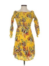 FARM Rio Women Yellow Cocktail Dress XS