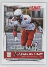 2016 Score Rookies Scorecard Jordan Williams-Lambert Jordan Williams #374 0b3