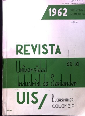 Revista de la Universidad Industrial de Santander; Numero Extraordinario. Volume