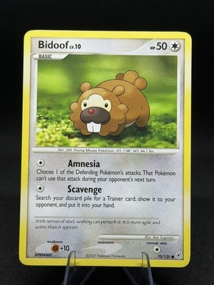Bidoof 70/130 Diamant & Perle Pokémon TCG Vintage LP
