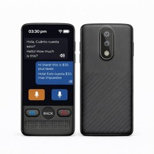 Language Translator Device, Voice/Text Bidirection Word Translator, 138 Langu...