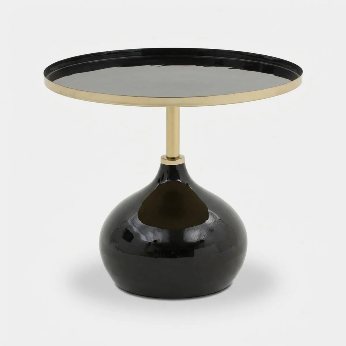 Table basse moderne noire Drevan en finition mate haut de gamme pour salon
