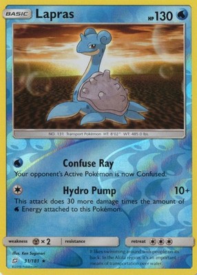 Lapras Reverse Holo Rare SM - Team Up 31/181 NM