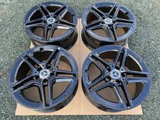 Genuine 18" Mercedes A Class W177 AMG Alloys Wheels Rims REFURBISHED Black x4