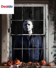 Halloween Horror Window and Door Cover, Scary Decoration for Home Party