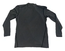 Under Armour Cold Gear Compression Shirt Mock Neck Base Layer Mens XXL Gray