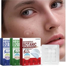 MICRONEEDLE BOTANIC Skin Tag & Acne Patch Skin Tag Remover Patches 9Pcs HOT 2025