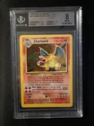 1999 POKEMON BASE SET UNLIMITED #4 CHARIZARD-HOLO BGS 8 NM-MT