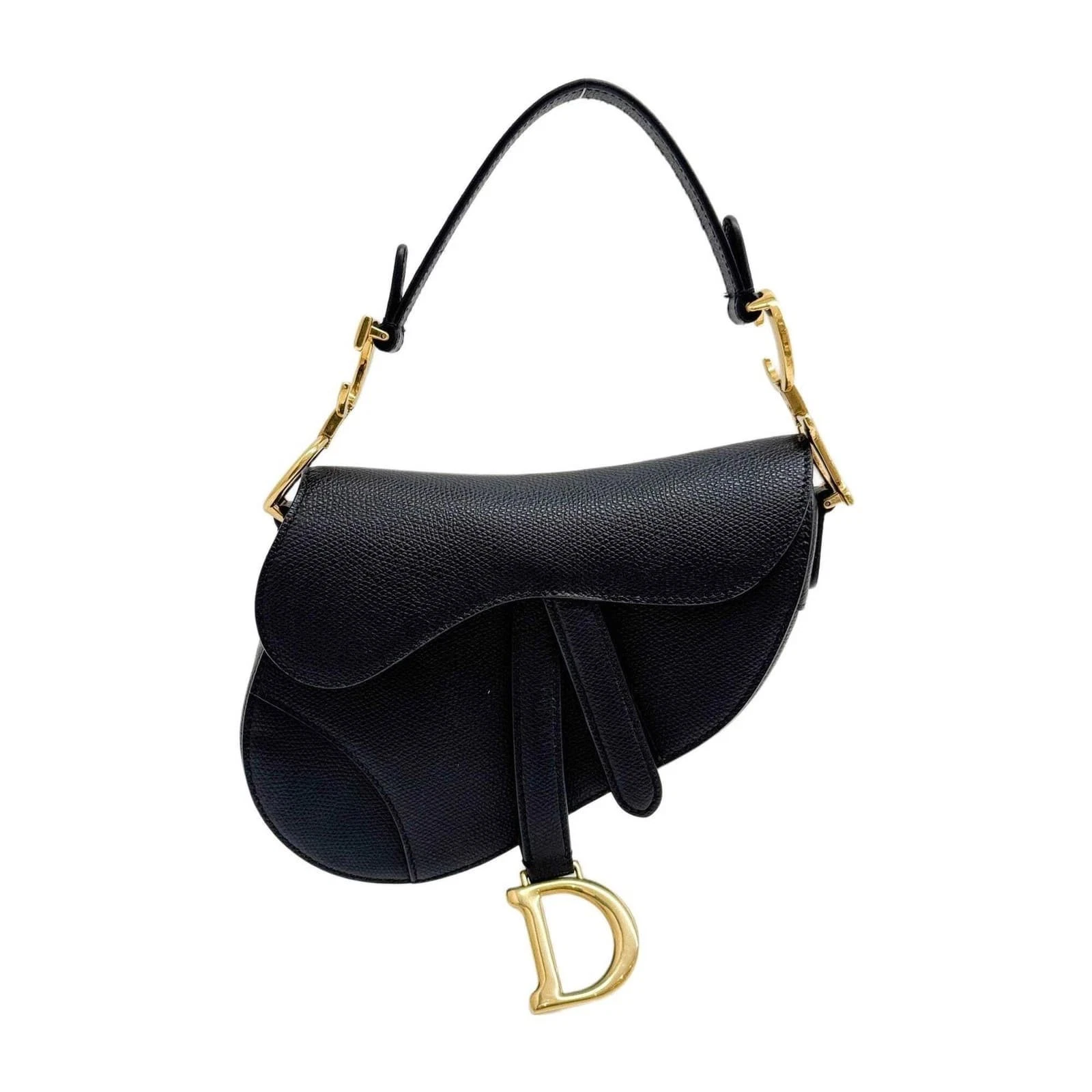 Dior Dior Saddle Bag Black Oblique Jacquard