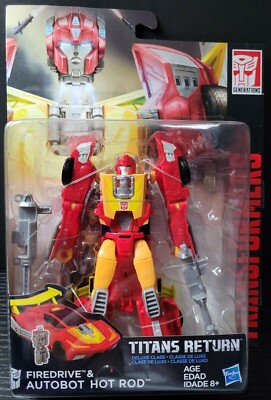 Transformers Titans Return Deluxe HOT ROD MOSC Mint Sealed