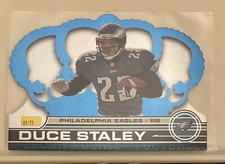 2001 Pacific Crown Royale Platinum Blue #107 Duce Staley #69/75