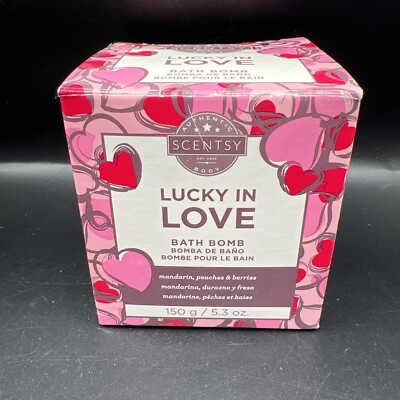 Scentsy Body LUCKY IN LOVE Bath Bomb 5.3 oz. Brand New in Box RARE