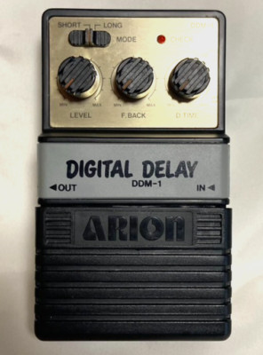 Arion DDM-1 Digital Delay Guitar Effects Pedal 90s From Japan Free Shipping