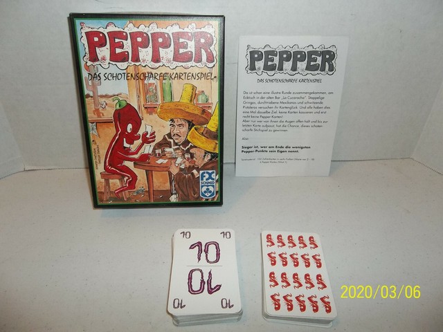 FX Schmid Pepper Card Game G10 EBay