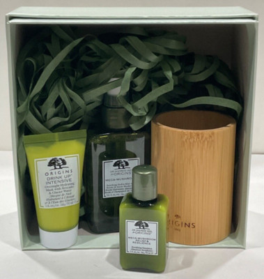 Origins Moisture Marvels Hydrating Mask, Mist & Moisturizer Trio  / New With Box