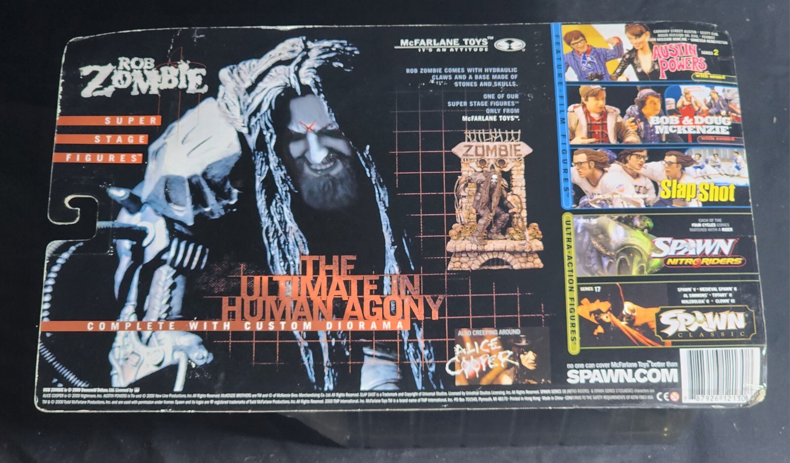 2000 McFarlane Toys Super Stage Figures Rob Zombie Action Figure eBay