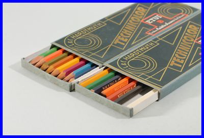L & C Hardtmuth '' Technicolor '' 2 Tier & 16 Pins BAUHAUS CONSTRUCTIVISM