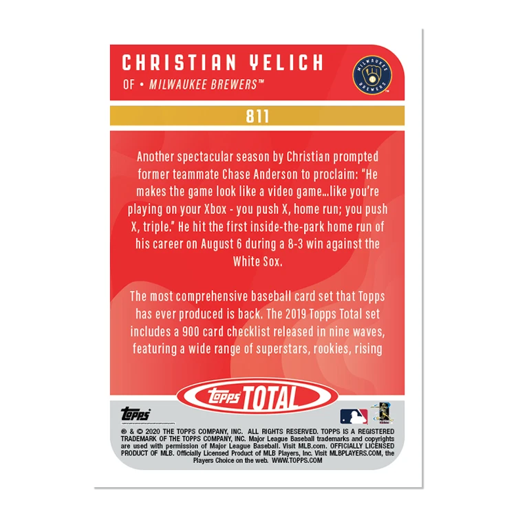 2020 Topps Total - Wave 9 YOU PICK CARDS Final Wave LIST UPDATED UPDATE UPDATE - Image 3 of 4