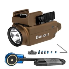 Olight Baldr S Tan 800 Lumen Pistol Flashlight with Green Laser Sight