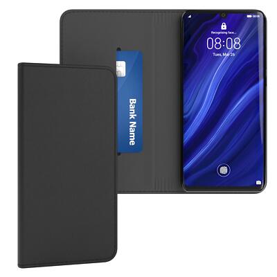 EAZY CASE Google Pixel 4 XL Tasche Vintage Hülle Schutzhülle Etui Schwarz