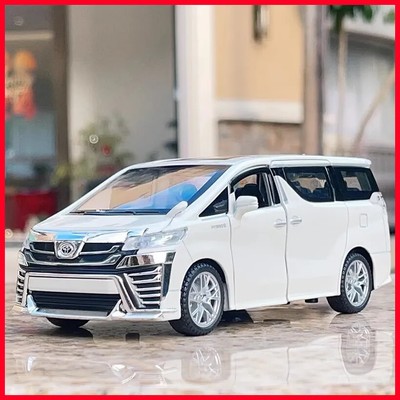 1:32 Toyota VELLFIRE Alphard MPV Diecast Car Model Sound Light Kids Xmas Gift