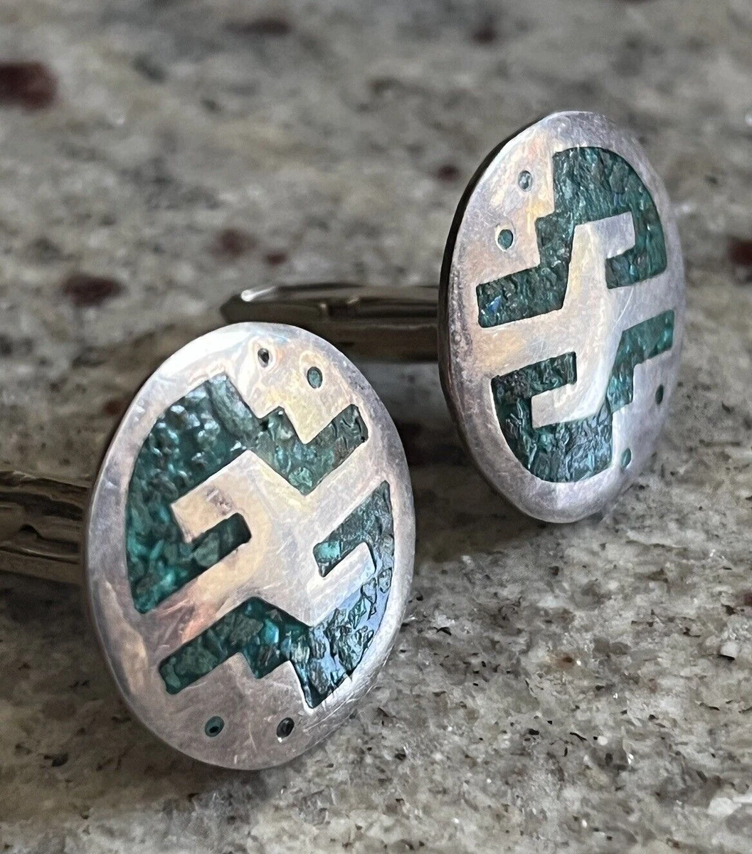 Sterling silver cufflinks sale store