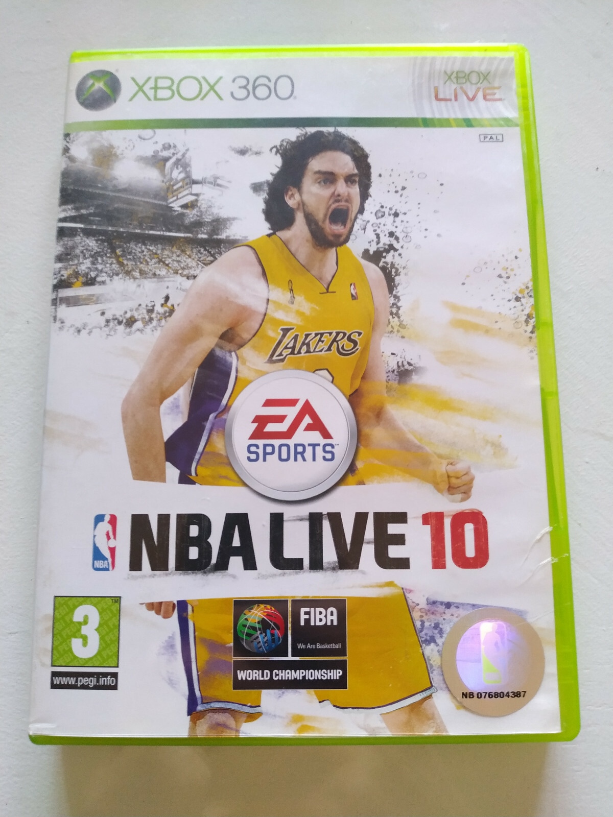 NBA Live 10 EA Sports Pau Gasol - Juego Xbox 360 Édition Espagne PAL ESP 3T