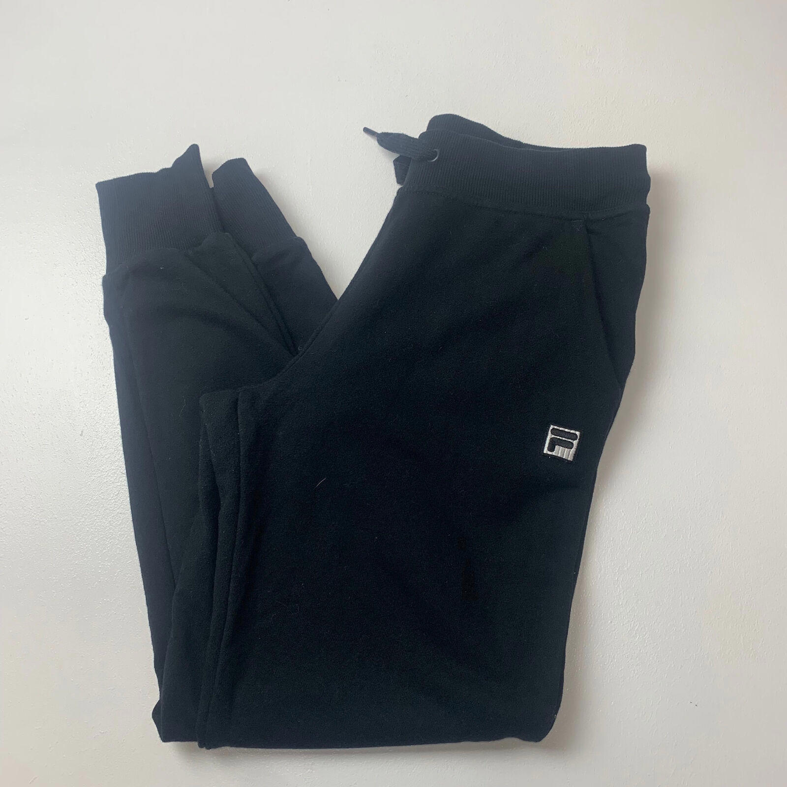 Joggers donna FILA piccolo nero pantaloni da jogging